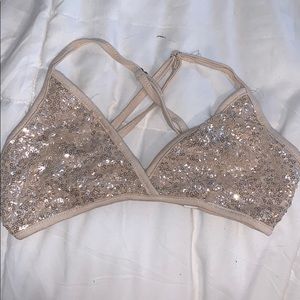 Sparkle bralette. Never been worn